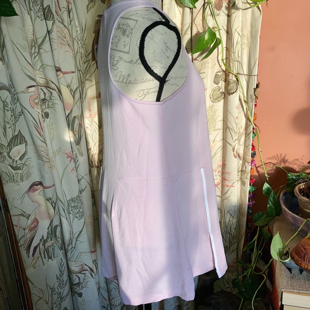 NWT ASICS New Strong 92 Tennis Dress W Undershorts Pink sz Medium - Picture 5 of 13